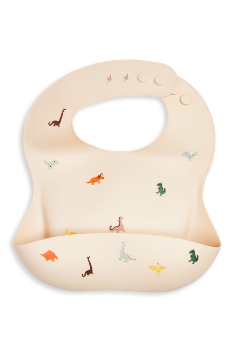 Silicone Bib, Main, color, SAND