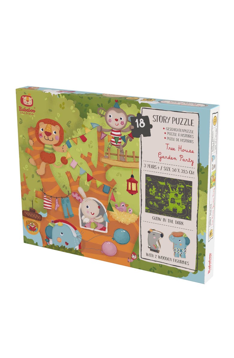 Bababoo and friends<sup>®</sup> Tree House Garden Party Activity Story Puzzle, Alternate, color, Green