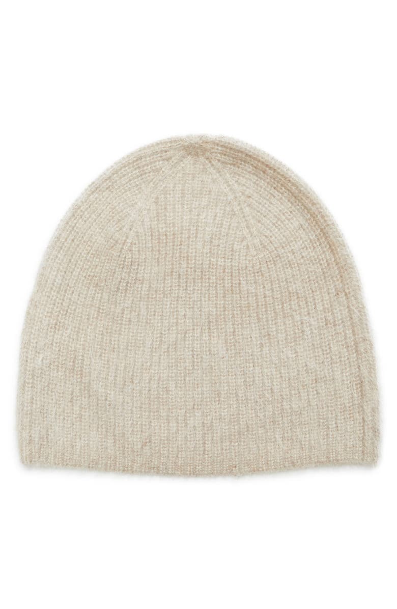 LOULOU DE SAISON Flyn Cashmere Beanie, Main, color, Beige
