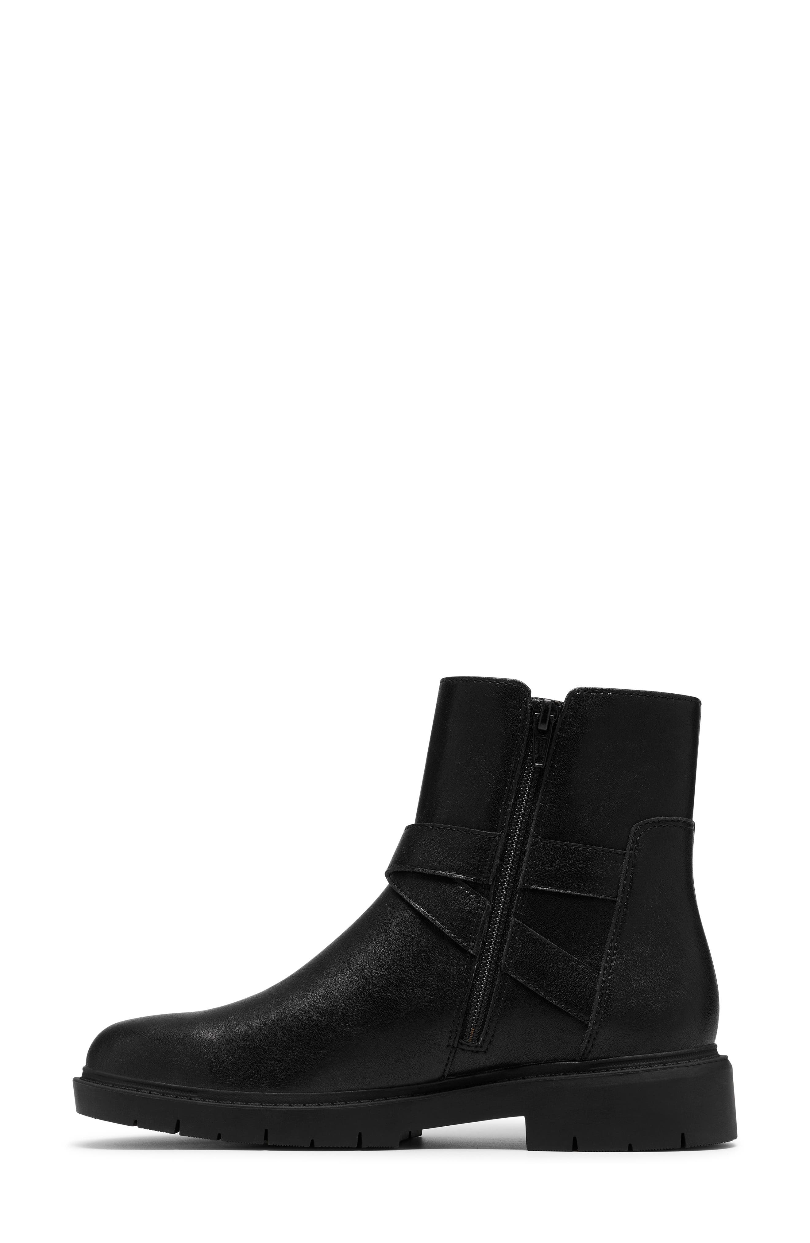 Westlynn Lux Leather Bootie, Alternate, color, BLACK LEATHER