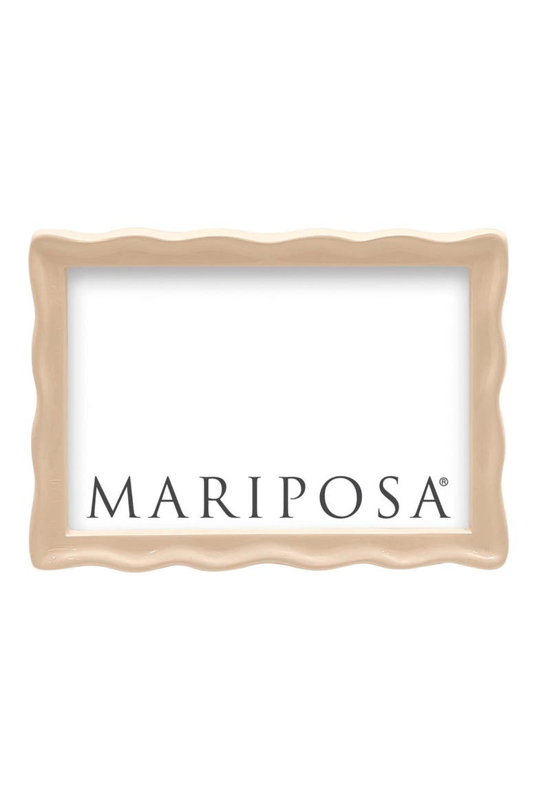 Wavy Picture Frame, Main, color, BROWN