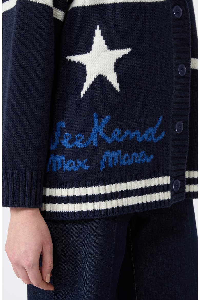 Belgio Wool Cardigan, Alternate, color, ULTRAMARINE
