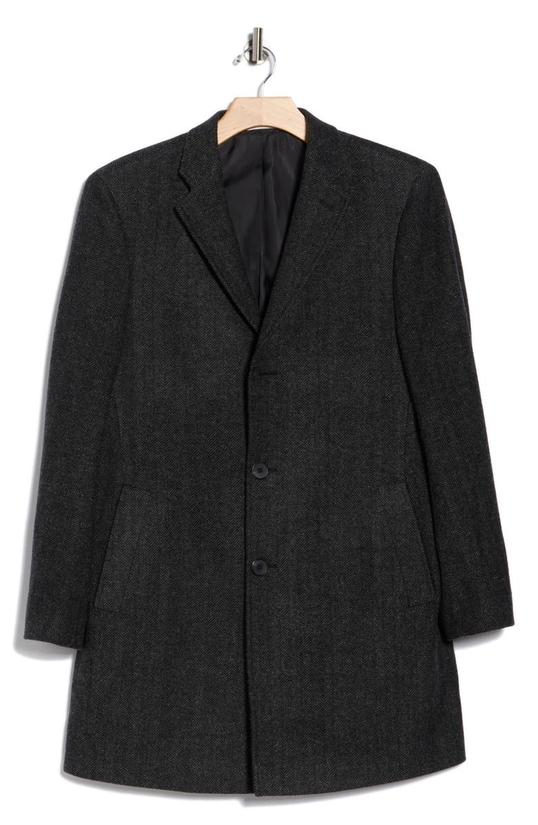 Herringbone Silk Topcoat