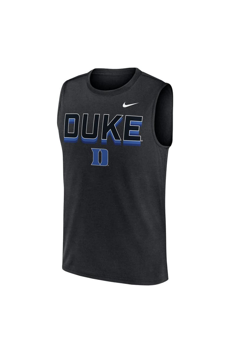 Nike Men's Nike Black Duke Blue Devils Primetime Tricode Legend Performance Tank Top, Alternate, color, 