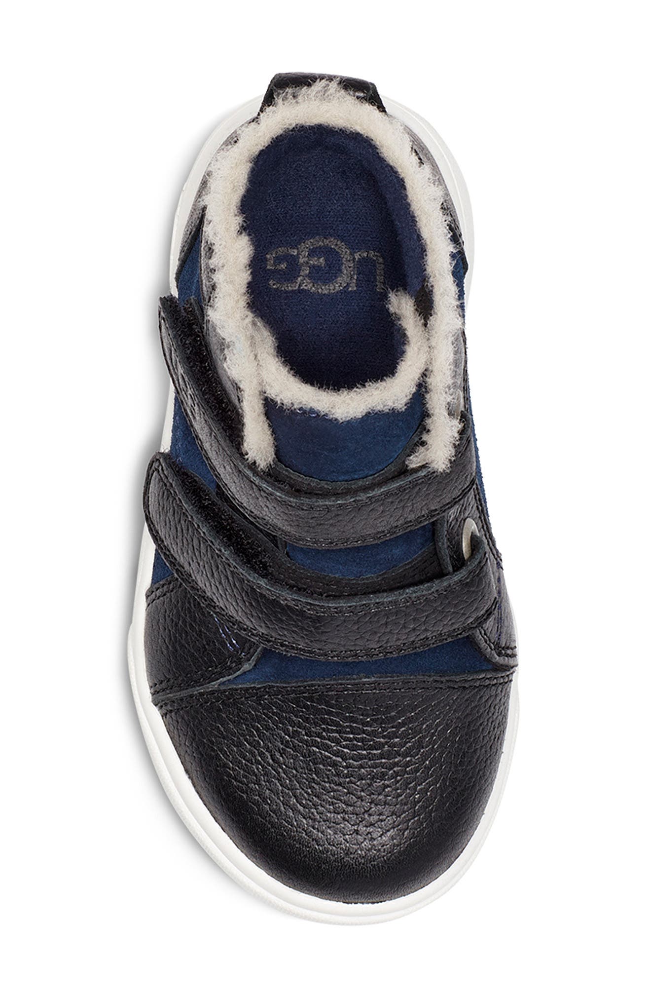 UGG<sup>®</sup> Rennon High Top Sneaker, Alternate, color, Black/ Navy