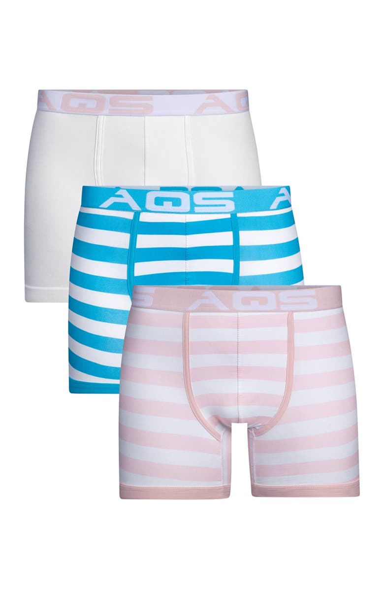 AQS Print Boxer Briefs - Pack of 3, Main, color,