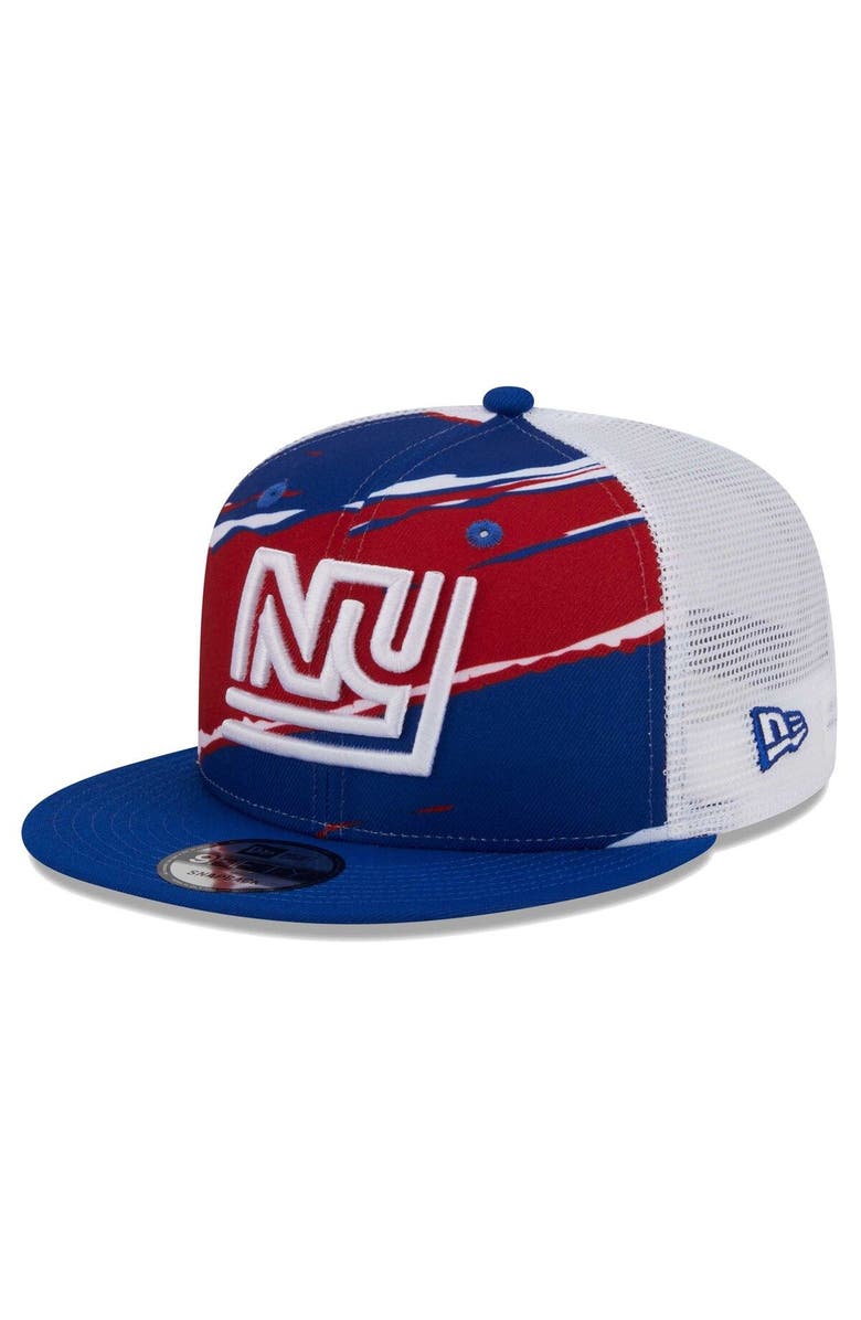 New Era Men's New Era Royal New York Giants Historic Tear Trucker 9FIFTY Snapback Hat, Main, color,