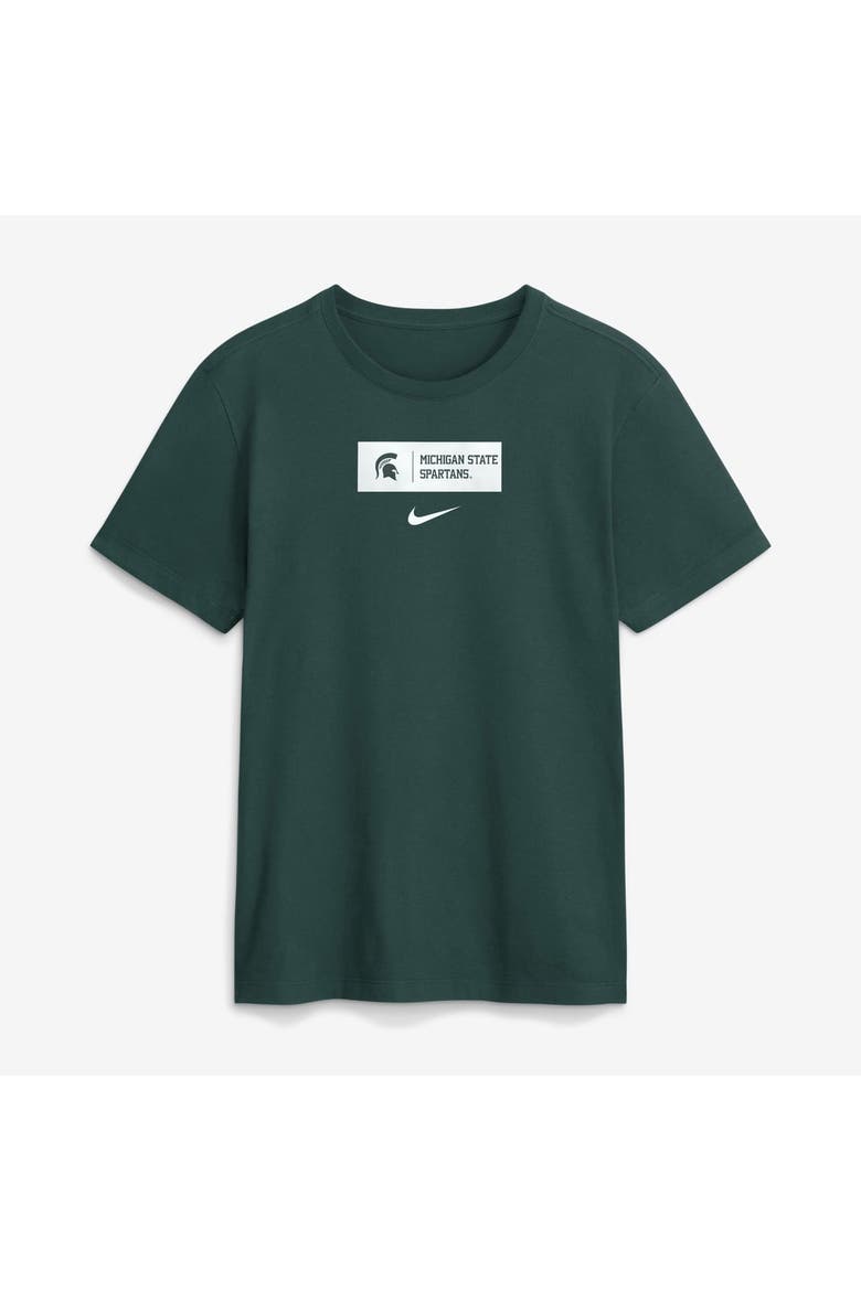 Men's Nike Green Michigan State Spartans Primetime Crew T-Shirt, Alternate, color, Green