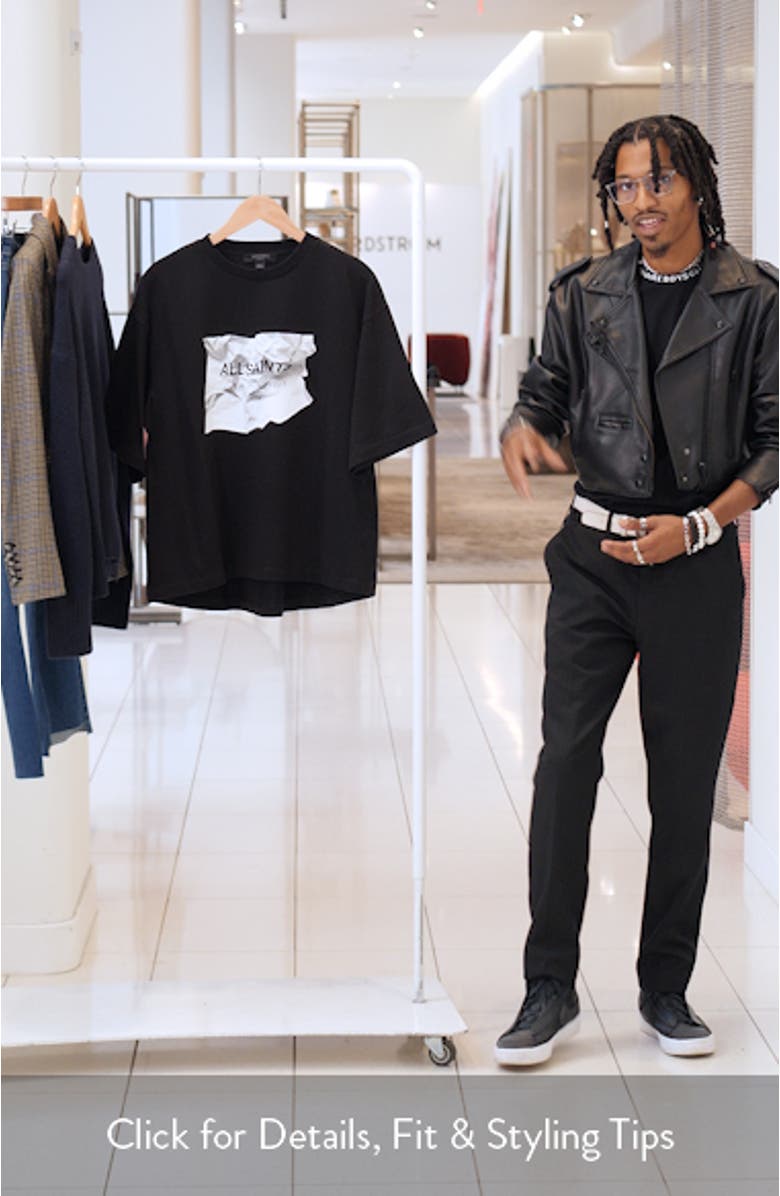 Scrunch Amelie Oversize Cotton Graphic T-Shirt, sales video thumbnail