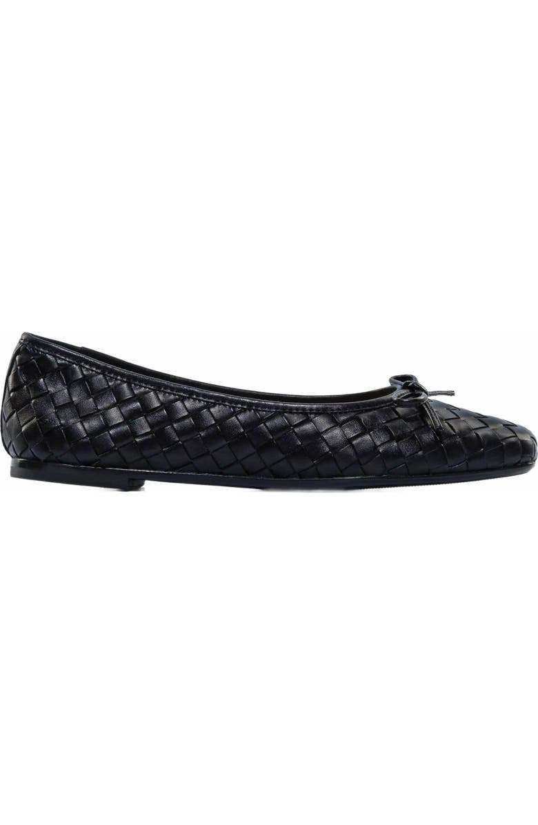 Bernardo Footwear Gwynn Woven Ballet Flat, Main, color, Black