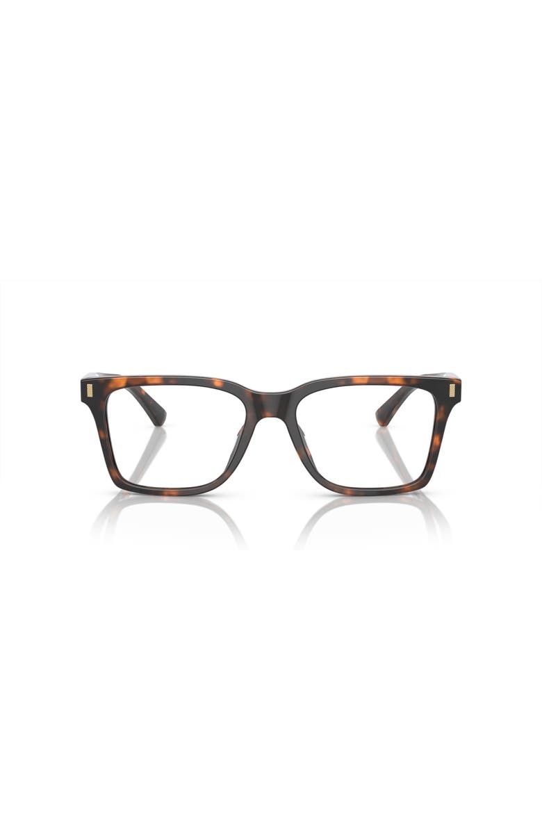 Brooks Brothers 54mm Square optical glasses, Alternate, color, Tortoise