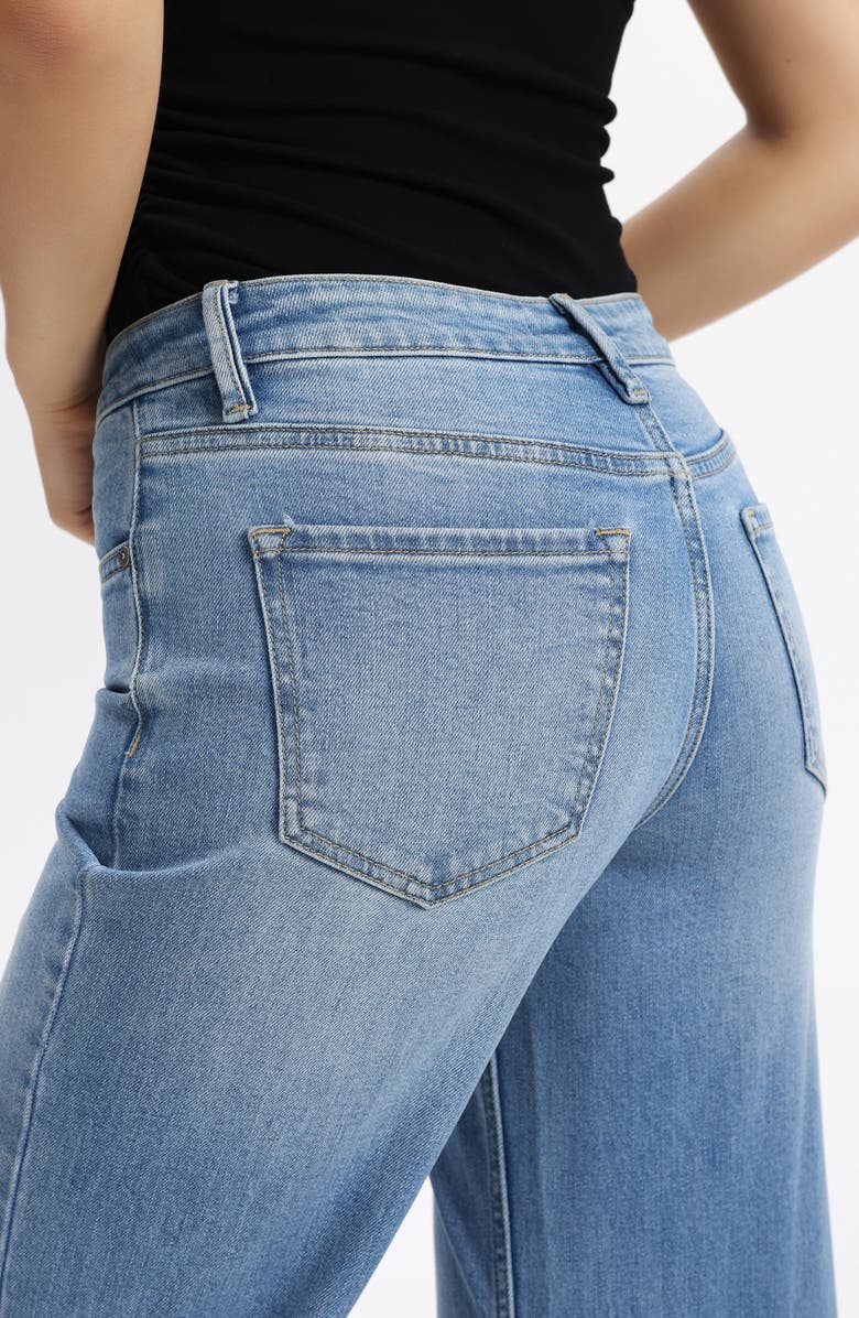 Bayeas Mid Rise Wide Leg Jeans, Alternate, color, Light Blue