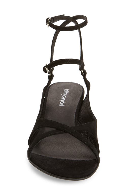 JEFFREY CAMPBELL JEFFREY CAMPBELL MISTIE STRAPPY KITTEN HEEL SANDAL