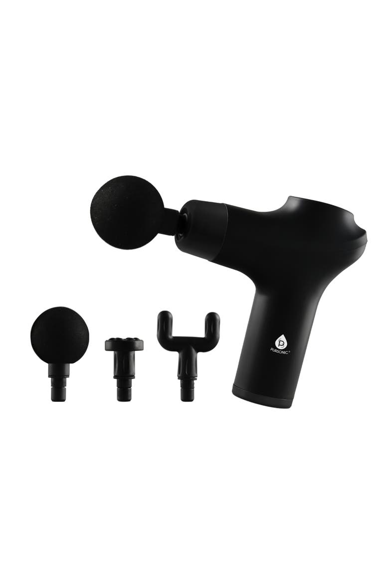 3-Speed Massage Gun & Cupping Therapy Device, Alternate, color, Black