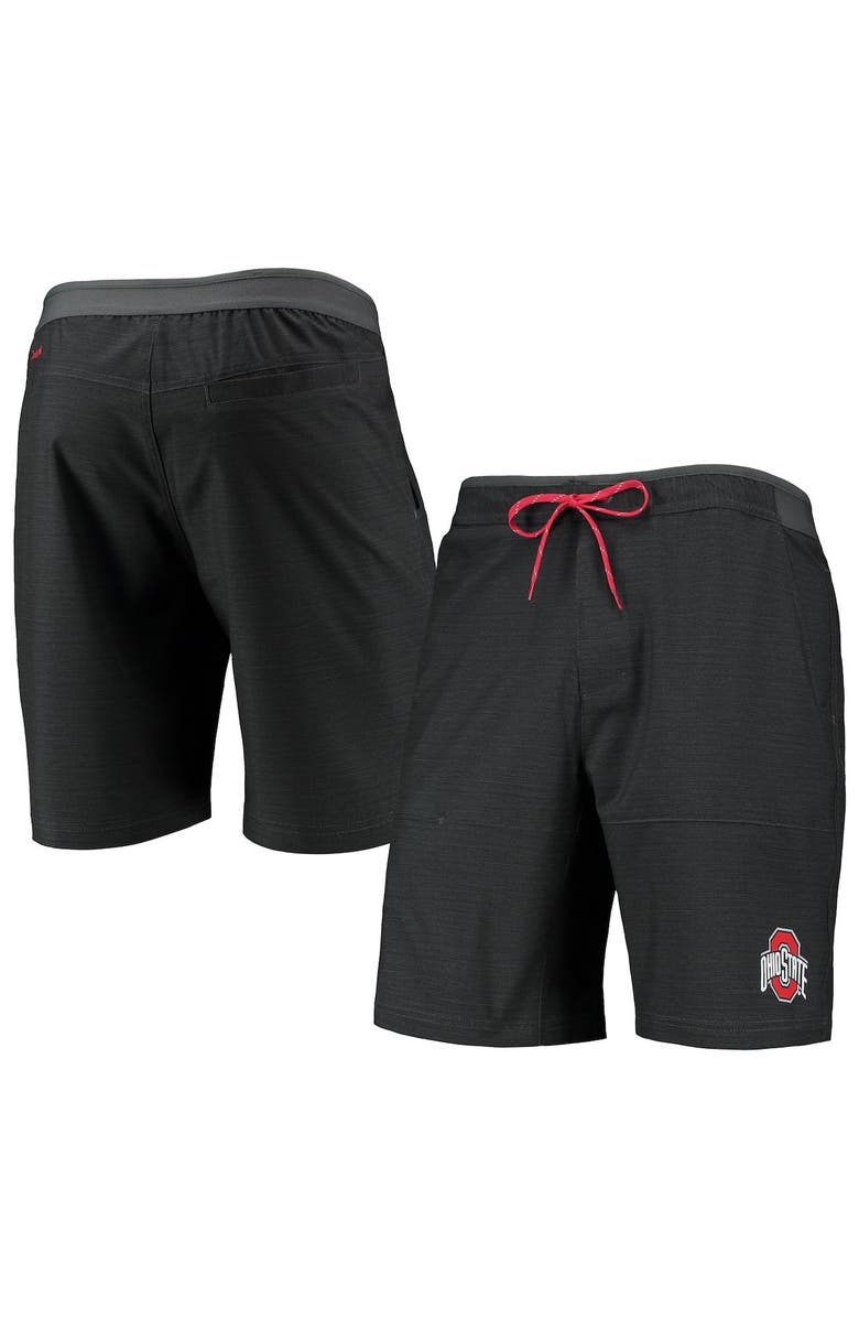 Columbia Men's Columbia Charcoal Ohio State Buckeyes Twisted Creek Omni-Shield Shorts, Main, color, Charcoal