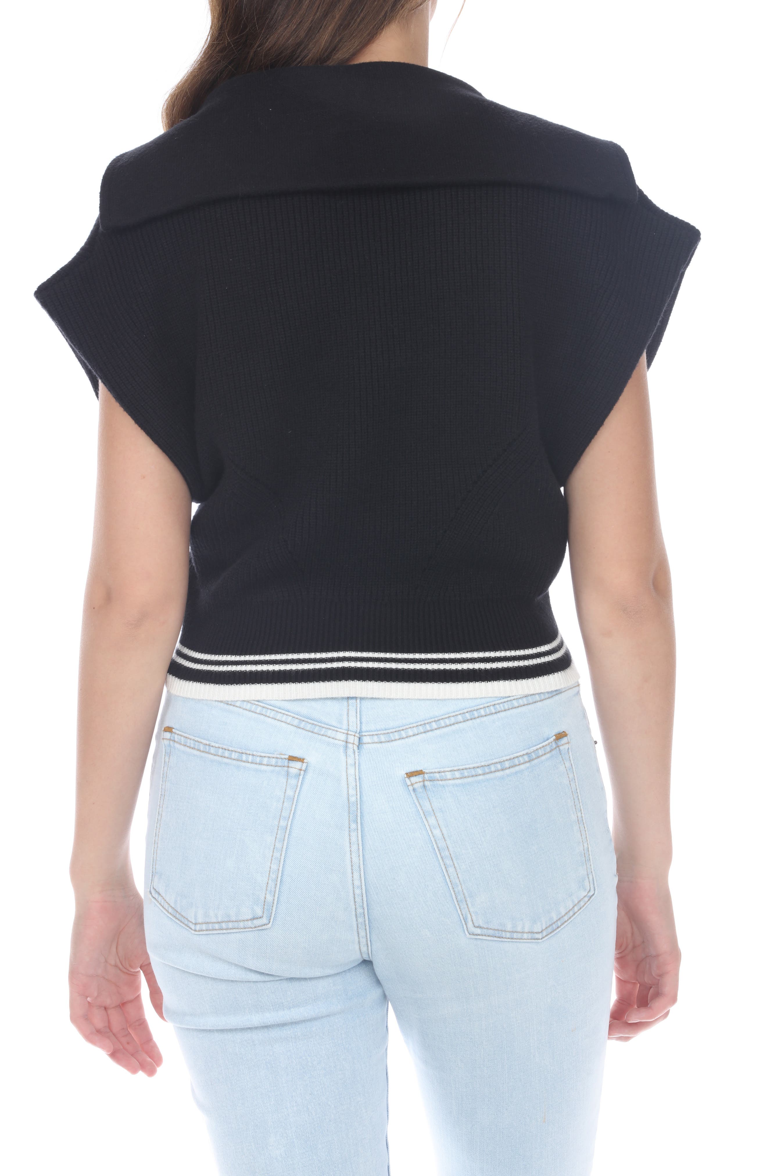 Knit Quarter Zip Top - image 2