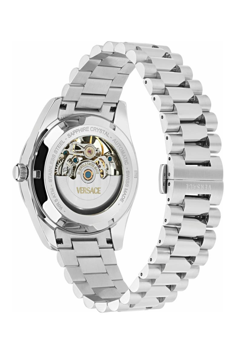Millenyium Automatic Bracelet Watch, 40mm, Alternate, color, BLUE/ STAINLESS STEEL