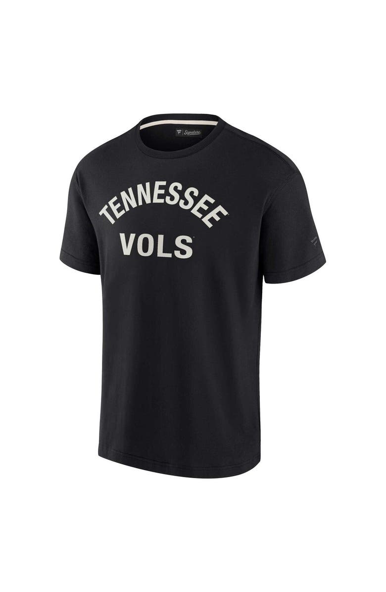 Fanatics Signature Unisex Fanatics Signature Black Tennessee Volunteers Elements Super Soft Short Sleeve T-Shirt, Alternate, color, Black