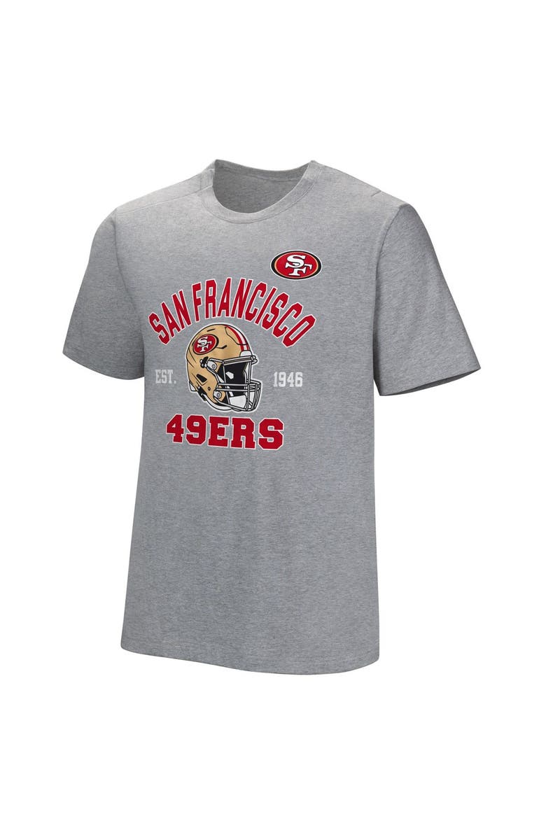 NFL Men's Gray San Francisco 49ers Tackle Adaptive T-Shirt, Alternate, color,