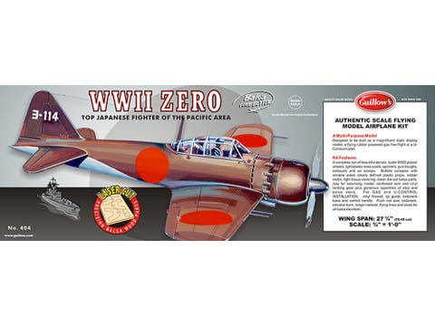 WWII Zero Laser Cut Model Kit