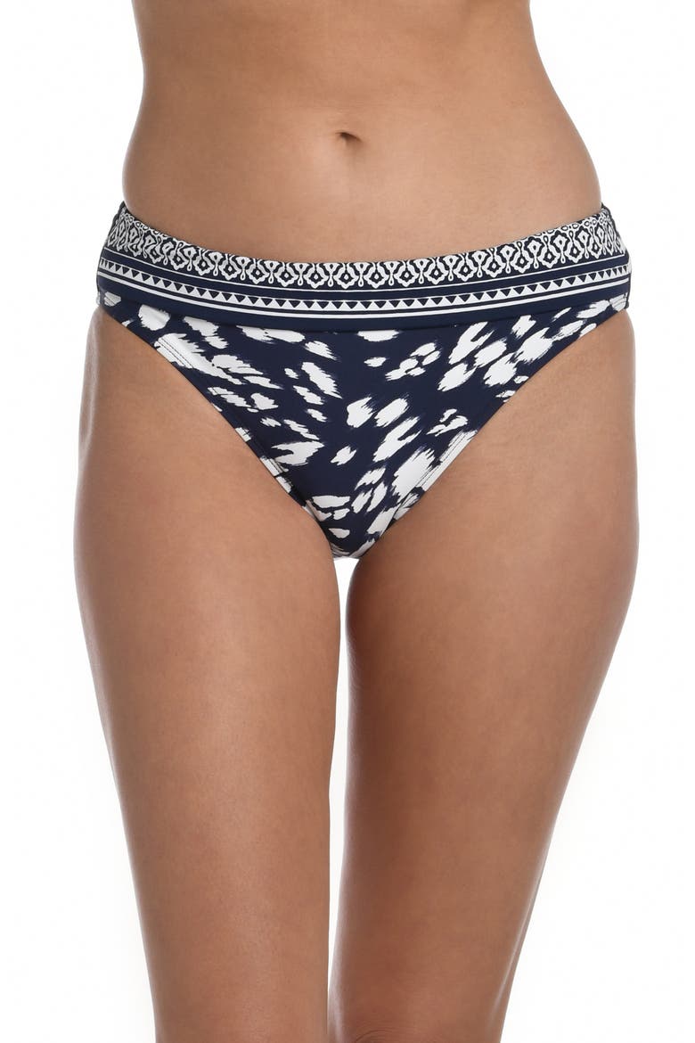 Tides Banded Hipster Bikini Bottoms, Main, color, INDIGO