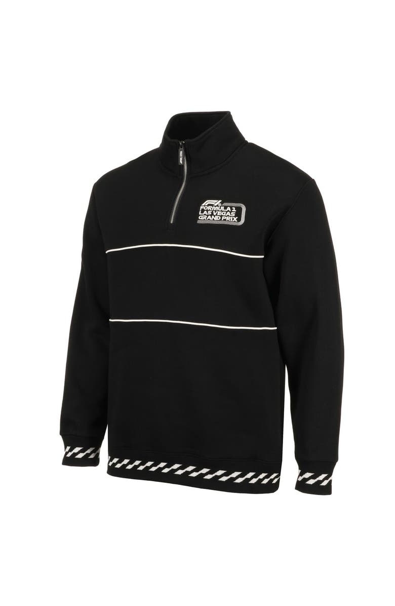 Insomniac Unisex Black Formula 1 2024 Las Vegas Grand Prix Classic Quarter-Zip Pullover Sweatshirt, Alternate, color, 