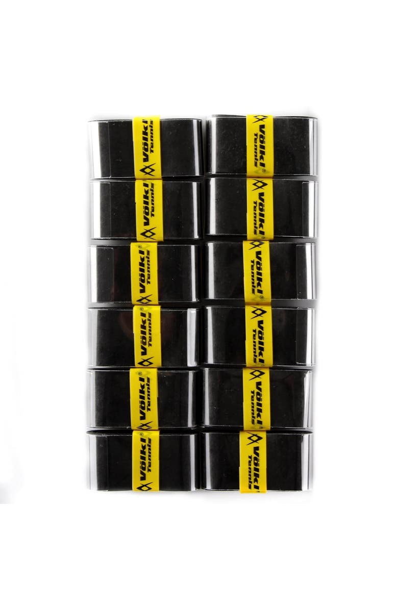 Volkl V-Dry 12 Pack Overgrip, Alternate, color, Black