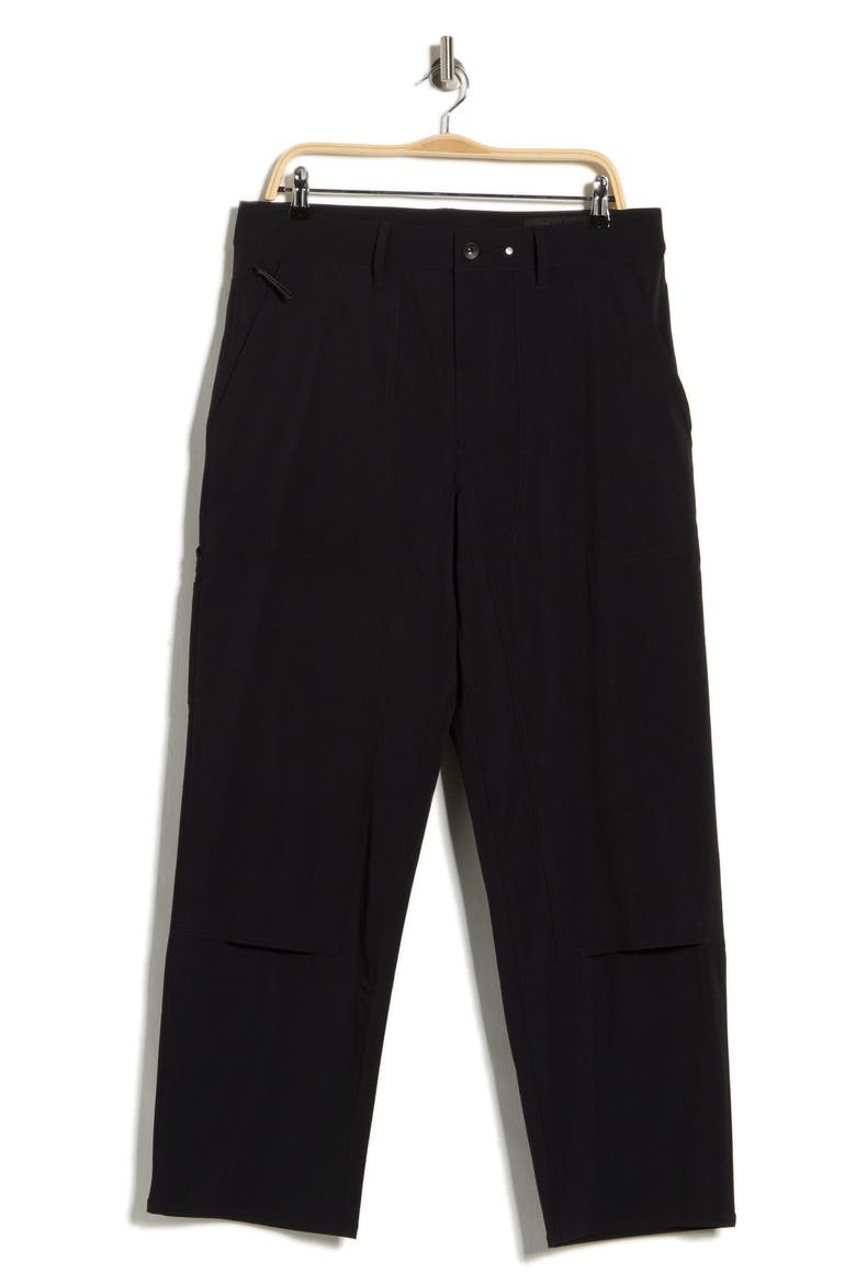 Baggy Carpenter Pants, Alternate, color, BLACK
