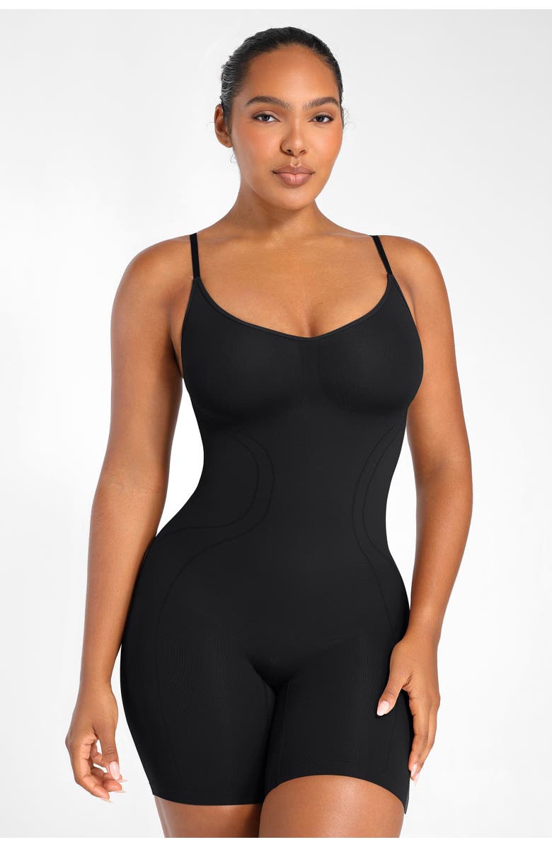Shapellx Seamless Smoothing Bodysuit, Main, color, Standard Black
