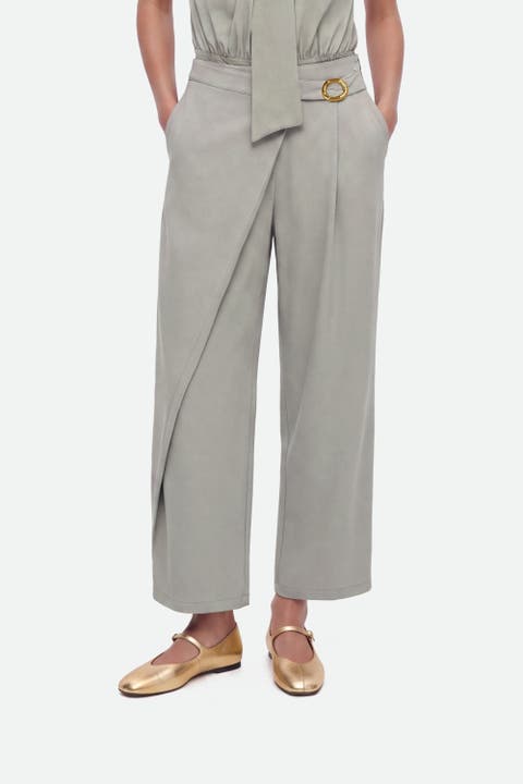 Accessory Detail Straight Leg Trousers
