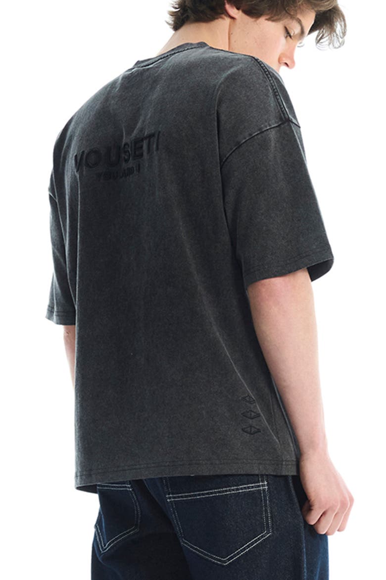 The OG Oversize Embroidered Cotton T-Shirt, Alternate, color, VINTAGE BLACK