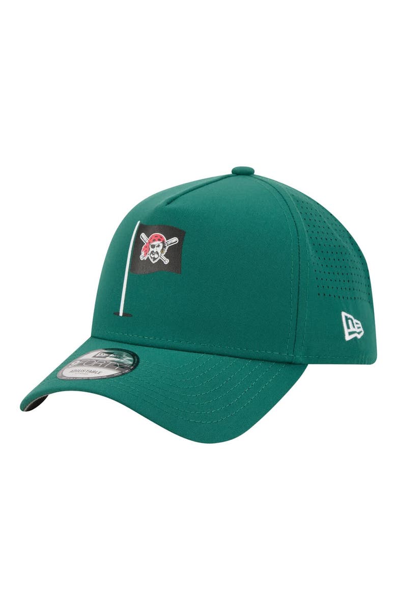 New Era Men's New Era Green Pittsburgh Pirates Pin Seeker 9FORTY A-Frame Adjustable Hat, Alternate, color, Green
