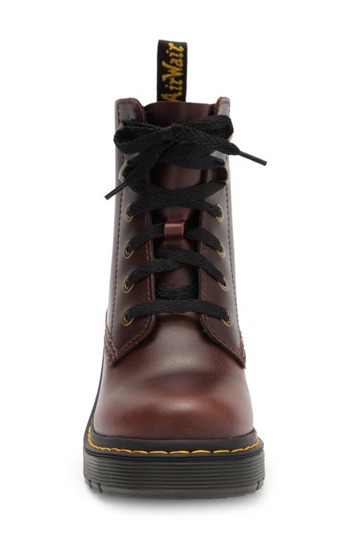 Dr. Martens' Dr. Martens Jesy Lace-up Platform Boot In Dark Brown