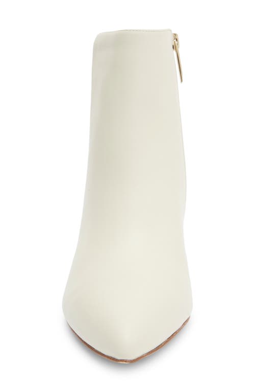 L'agence Jeanne Block Heel Bootie In White
