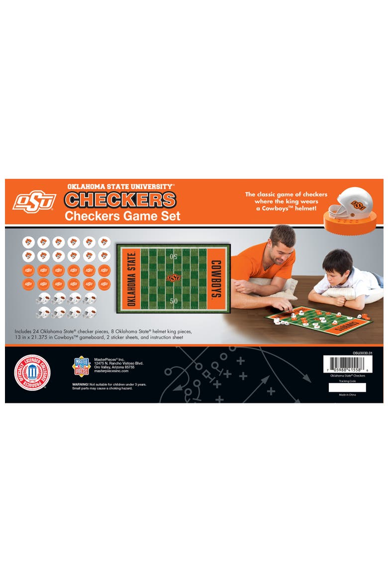 Oklahoma State Cowboys Checkers Game, Alternate, color, Multicolor