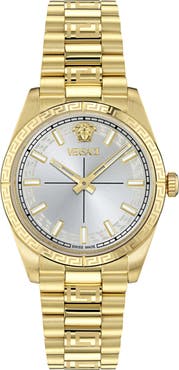 Versace Millenyium Goldtone Bracelet Watch, 32mm