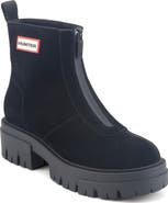 Hunter Gemma Front Zip Leather Boot