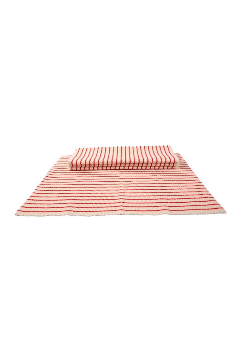 Rangi Placemats Set of 4, Alternate, color, Red