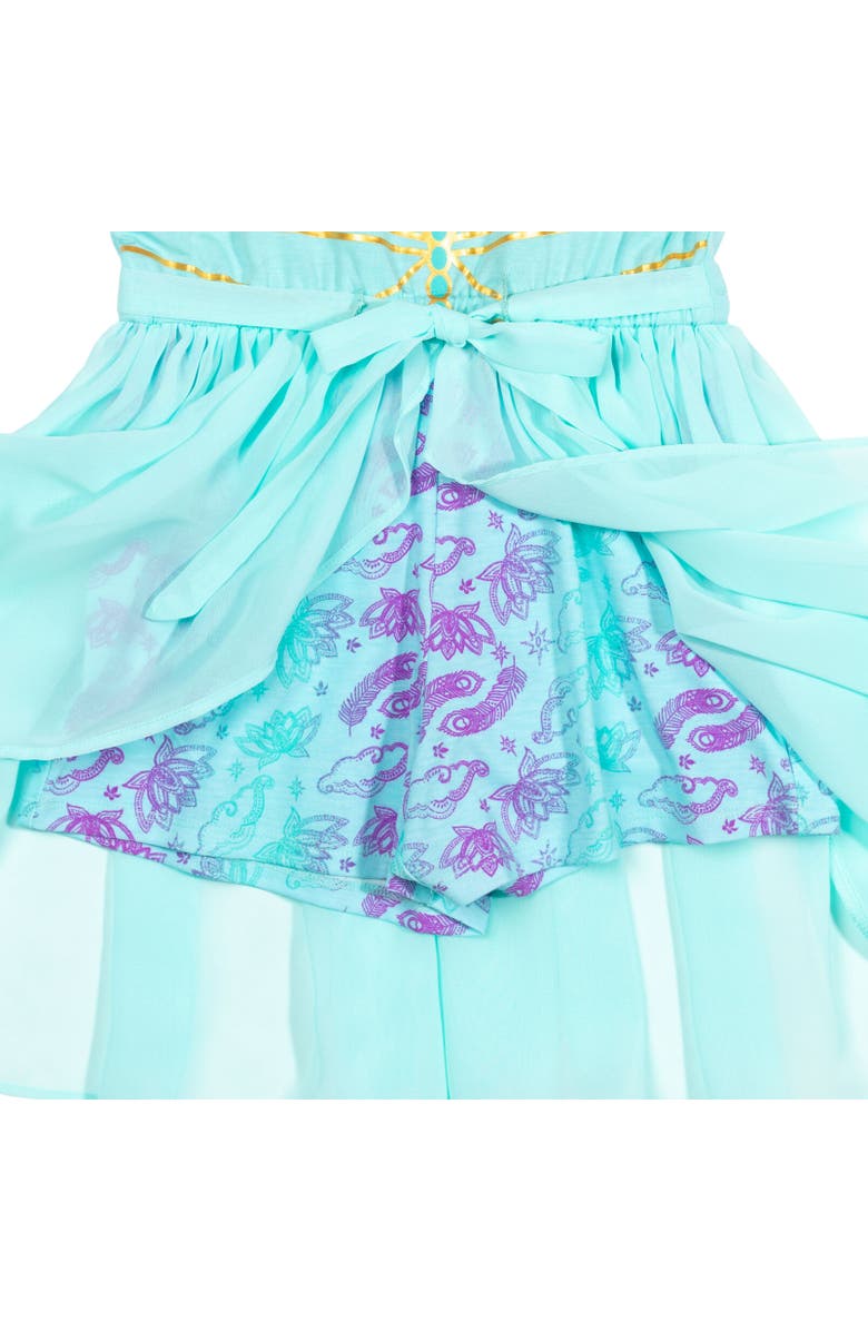 Disney Cosplay Sleeveless Romper, Alternate, color, Princess Jasmine Blue Blue