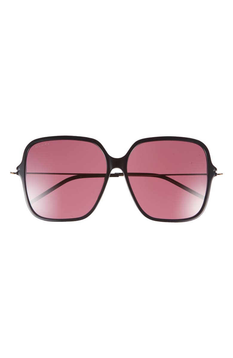 Gucci 60mm Oversize Sunglasses, Main, color, 
