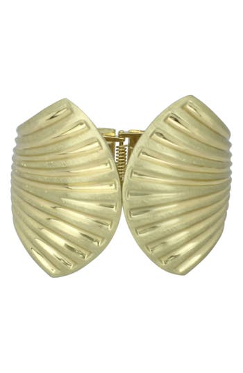 Olivia Welles Ariel Seashell Cuff Bracelet In Gold
