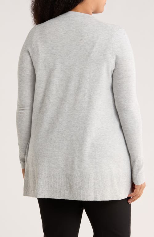 Nordstrom Open Front Cardigan In Gray
