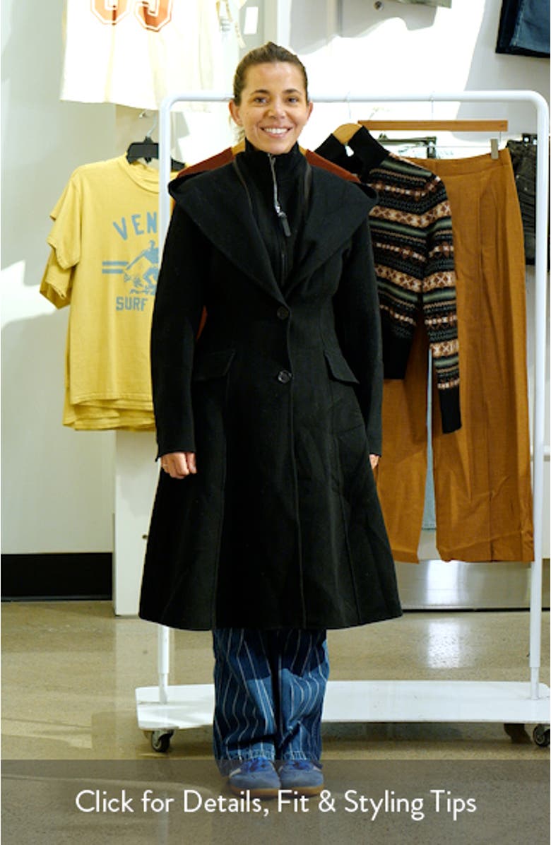 Hooded Coat with Removable Bib, sales video thumbnail