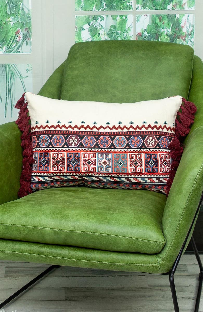 PARKLAND COLLECTION Blossy Tapestry Lumbar Throw Pillow, Alternate, color, Multicolor