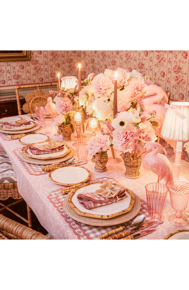 Mrs. Alice Pink Gisele Candle Holders, Alternate, color, Pink