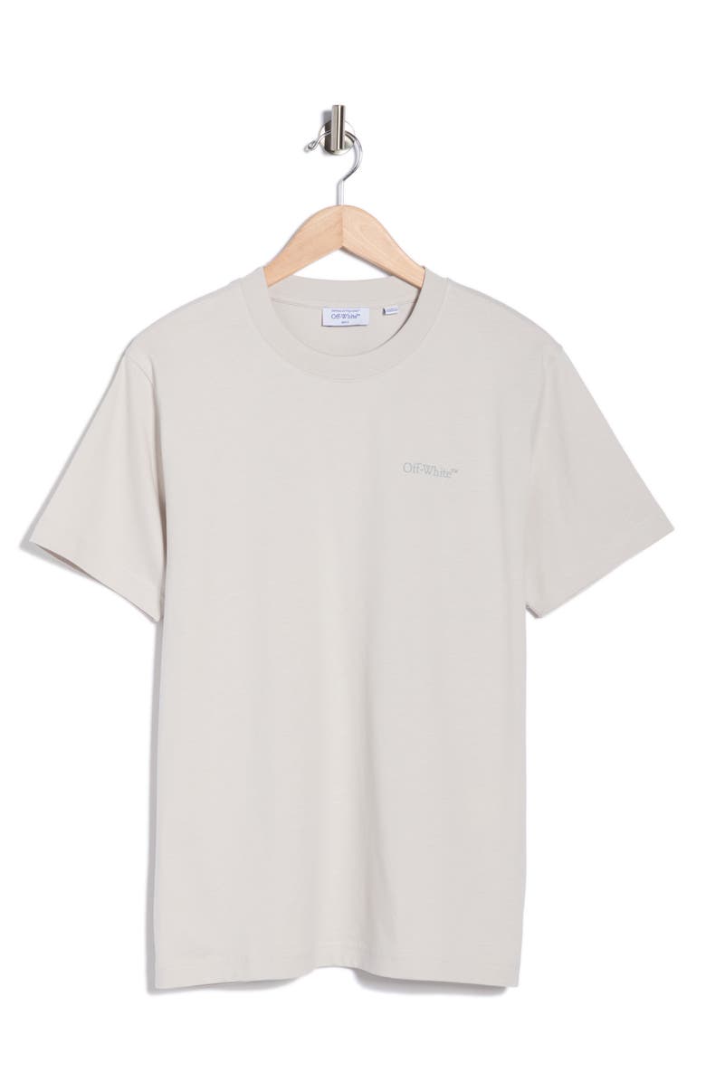 Off-White Logo Short Sleeve T-Shirt, Main, color, Light Grey