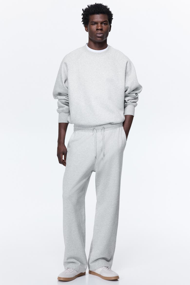 Oversized Fit Sweatshirt, Alternate, color, Gray melange