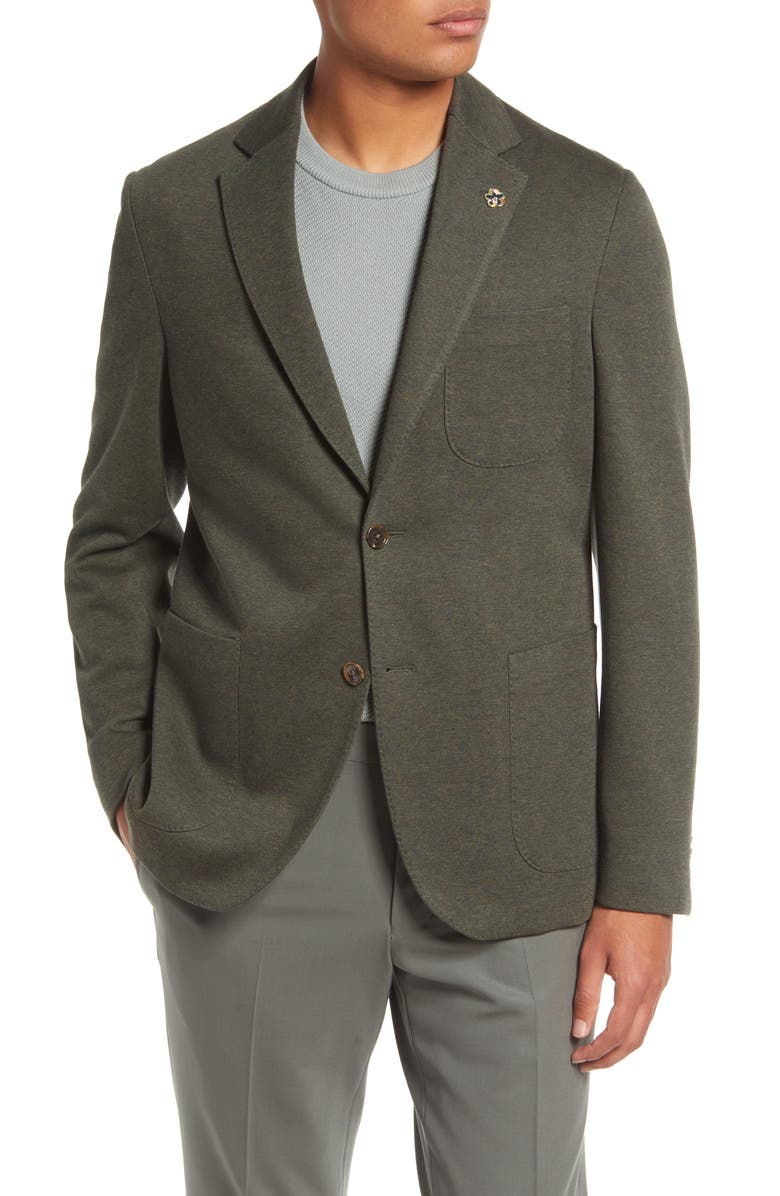 Ted Baker London Tom Slim Fit Cotton Blend Sport Coat, Main, color, 
