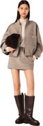 maje Mixed wool jacket