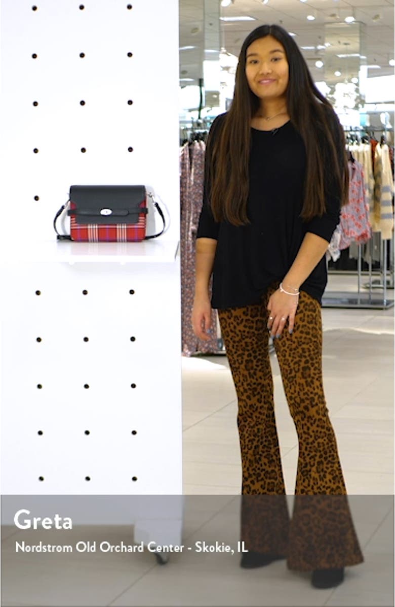 Bayswater Leather & Plaid Crossbody Bag, sales video thumbnail